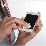 Disposable single packed customized camera lens wipes