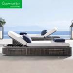 Outdoor Teak Wood Furniture Modern Design Garden Recliner Solid Wooden Teak