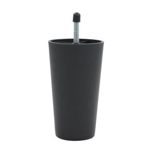 Wholesale KR-P0148 125mm Plastic Sofa Feet Replacement , 5/16'' Screw M8 Bolt Plastic Couch Legs from china suppliers