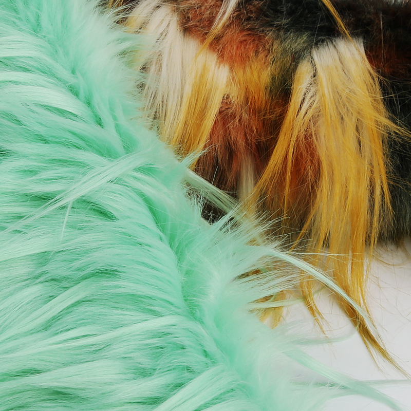 160cm 30-55mm JACQUARD Faux Fur Fabric for Garments 500meters Plush Printed 100% Acrylic