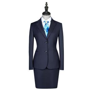 Wholesale V-neck Collar Blazer Skirt Women Suit Set for Office Pencil Skirt 2 Pieces Formal Suit from china suppliers