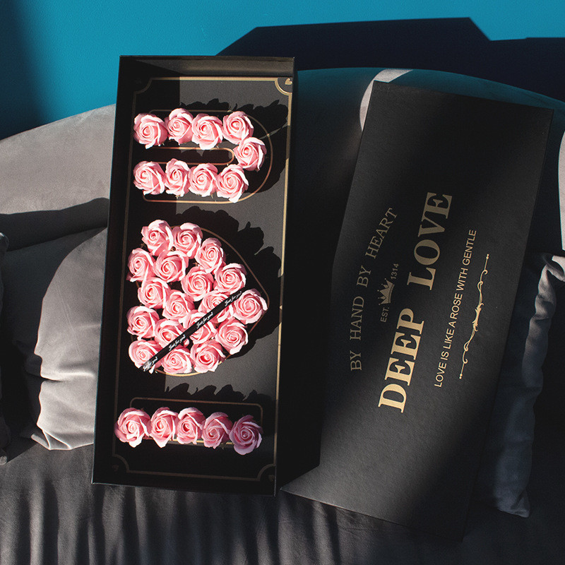 Custom Romantic Packaging Flower Paper Box For Lovers