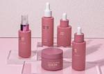 Pink Frosted Empty Cosmetic Bottles Leak Free 50ml Cream Bottle