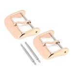Premium Silver Black Rose Gold Stainless Steel Watch Band Accessory Watchband