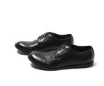 Genuine Leather Single Buckle Monk Shoes , Pointed Toe Vintage Wedding Dress