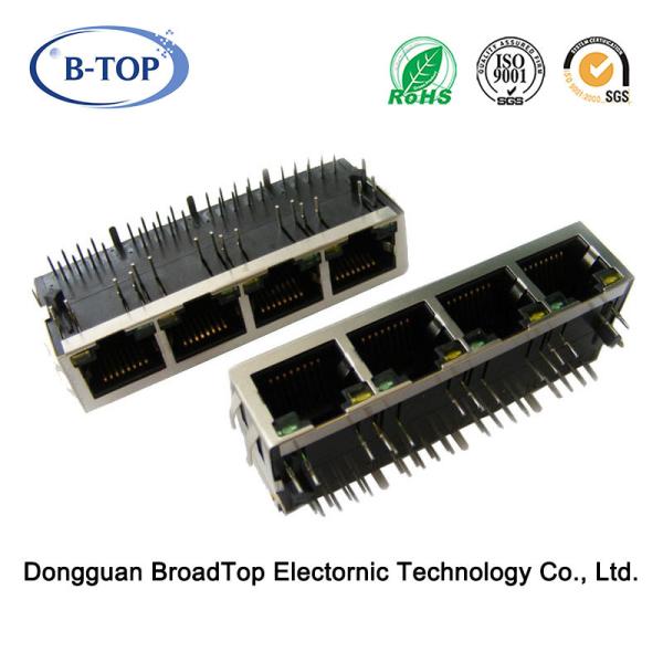 Quality 1x4 Combo RJ45 Multi Port Jack For Network Interface Cards And Better UTP for sale