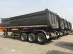 Construction Machinery Semi Tipper Trailer Hydraulic Tipping Trailers