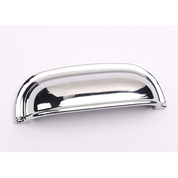 Aluminum cabinet handle high quality aluminium finger pull in CP color