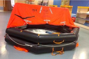 Wholesale Throw Over Board Inflatable Liferaft For 16 persons from china suppliers