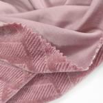 Brushed Korean Velvet Fabric 0.5mm Pile Height Polyester