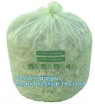 Kitchen Trash Collection Biodegradable Food Waste Bags / Compostable Garbage Bag