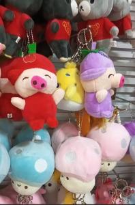 Wholesale Piggy keychain pendant plush toy stuffed toy cartoon toy handicraft gift from china suppliers