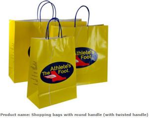 Luxury Paper Gift Bags Paper Carrier Bag Party Bag with Handles,Low Cost Ribbon Handle Gift Carrier Custom Made Design L