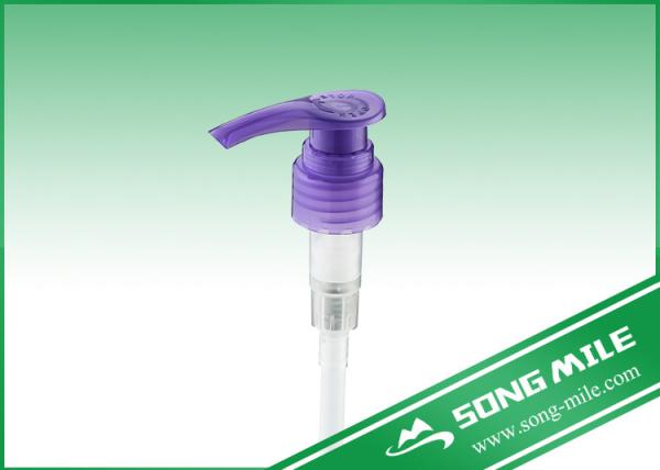 28mm, 32mm White Ribbed Plastic Lotion Dispenser From Manufacturer