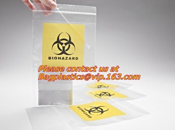 Biodegradable Biohazard Specimen Bag, Biohazard Specimen Transport Bag, Medical