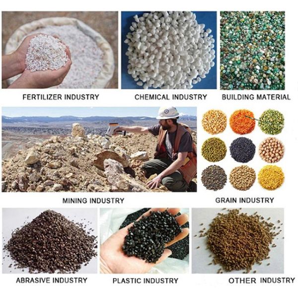 1 - 5 Layer Automatic Circular Sifting Machine Tumbler Sieve 50 KG/H -100 T/H