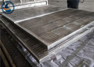 Wholesale Welded Wedge Wire Screen Panels For Coal Washer / Wheat Tooth Machine from china suppliers