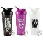 Custom Logo Wholesale 600ml Large Sports Fitness Plastic Shaker Bottles
