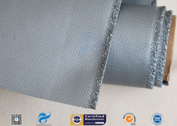 3732 580g/m2 39" Grey Silicone Coated Fiberglass Cloth For Expansion Joint