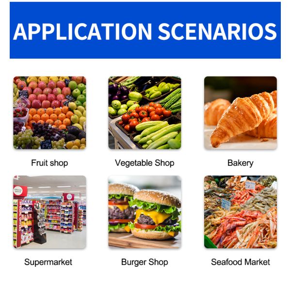 30kg Supermarket Label Printing Scale Digital Weighing Scale Digital Scale