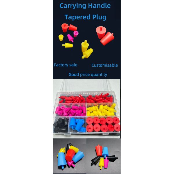 Multi-Size Conical Plug Silicone Stopper and Environmentally Friendly for Industrial Applications