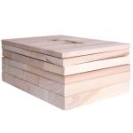 Natural Color Paulownia Taekwondo Breaking Board For Sport Equipment