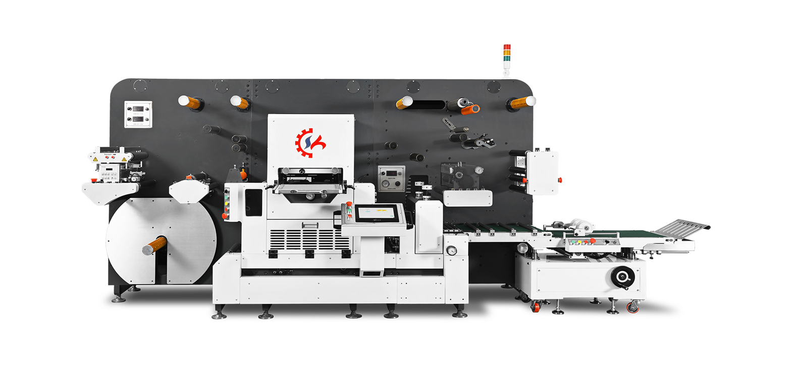 VAN-360R automatic label roll to roll rotary high speed high precision die cutting machine finishing solution