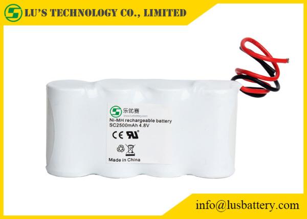 Nickel Metal 1.2 V Rechargeable Battery 2500mah Nimh 4.8v For High Energy