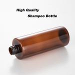 Personal Skin Care Packaging PET Collar Empty Amber White 500ml 1000ml Shampoo