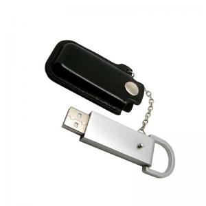 China Hot selling Leather USB Flash Disk, Promotional Gifts USB 2.0 Leather USB Flash Drive on sale
