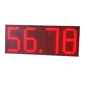 Wholesale OEM ODM Outdoor LED Price Board Petrol Station Gas Price Display 6-64 Inch from china suppliers