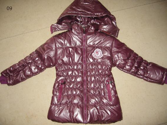 Apparel girl's padding jackets stock(coats,tops,children's clothing,children's