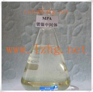 China Nickel electroplating brightening agent 1,1-dimethyl-2-propynylamin (MPA) C5H9N on sale
