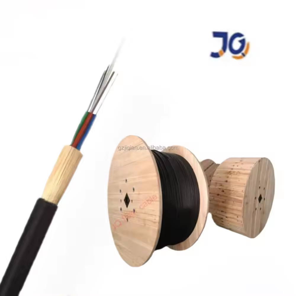 24 Core Outdoor ADSS Single Mode Fiber Optical Cable 4km/drum G652d Manufacturer Supplier