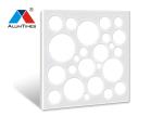 Matte White Acoustic Ceiling Tiles , Powder Coated Metal Suspended Ceiling Tiles