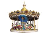 Amusement Park Childrens Musical Carousel , Musical Merry Go Round Carousel