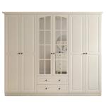 Eco Friendly Customized Wardrobe Wooden Modern Bedroom Cabinet With Glass