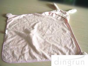 Wholesale Rabbit Pattern Newborn Hooded Towel , Hooded Baby Bath Towels 80*80cm from china suppliers