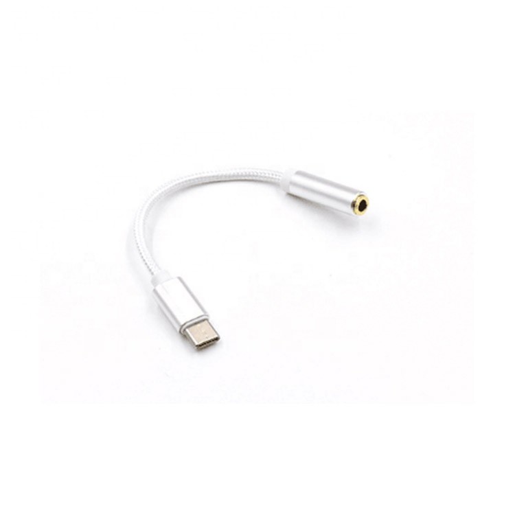 Reversible Type 3.5mm Headphone Jack USB C Female Adapter