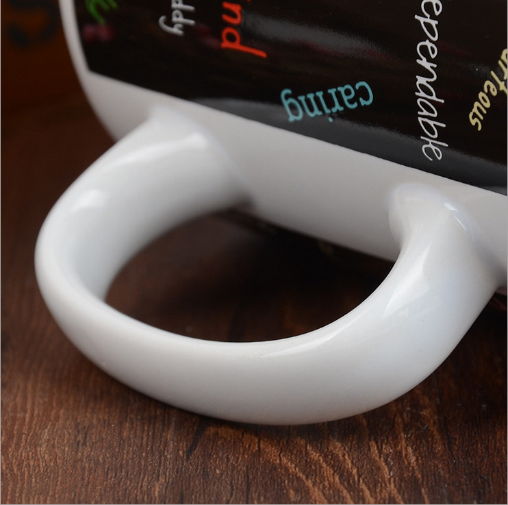 Ceramic Eco Friendly Mugs Full Printing / Colorful Eco Friendly Travel Mug Custom