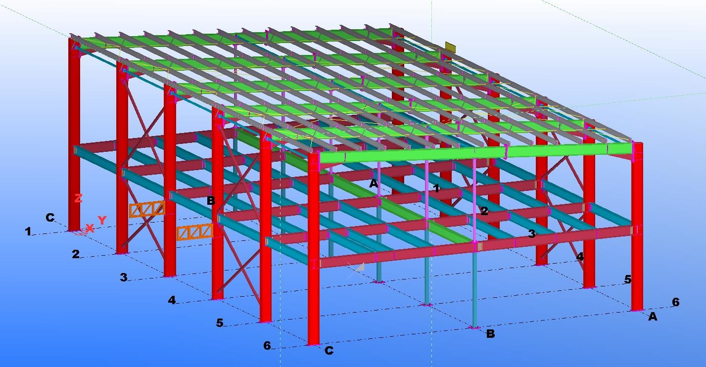 Industrial Portal Metal Frame Workshop Pre Engineered Structural Building Construction