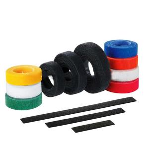 Wholesale Flexible 2 Sided Tape , Printable Hook Loop Fastening Cable Ties from china suppliers