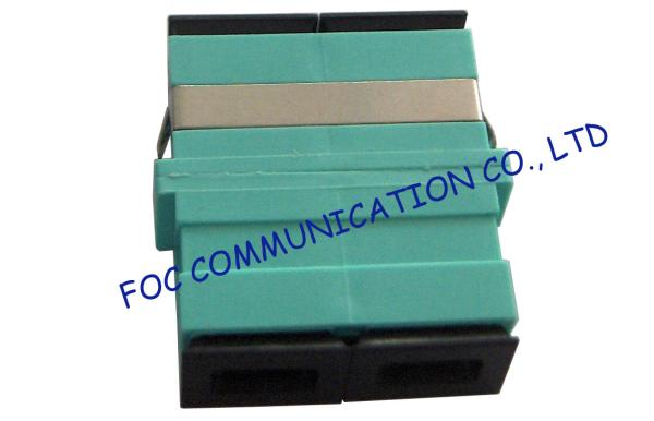 Quality OM3 Fiber Optic Adapter SC Duplex Short Ear High Stability For Telecom Networks for sale