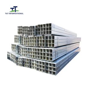 China 4x4 ASTM Galvanized Box Tubing , Galv Box Section Profile Industrial Grade on sale