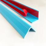 Customize Size Yellow Silicone Rubber Sealing Strip For L Shaped Edge Wrapped