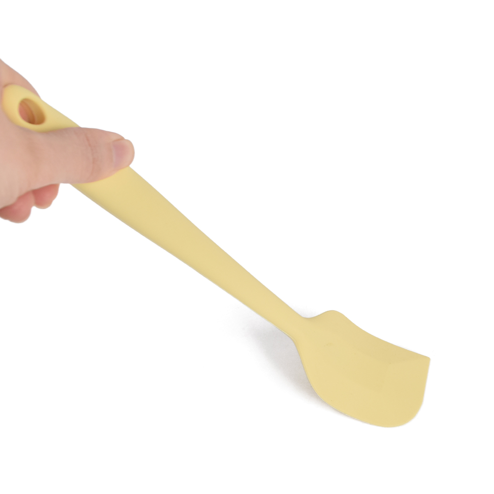 10.2in Silicone Scraper Spatula Rubber Scraper For Baking With Stainless Steel Core
