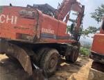 Used hitachi ex160wd wheel excavator/ original japan 16ton wheel excavator with