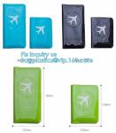 New Arrival Plastic PVC Passport cover, Fashion journey 3D PVC synthetic leather
