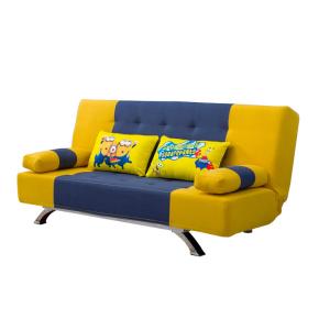 Wholesale Gross Weight 28KGS Convertible Navy Yellow Home Sofa Bed from china suppliers