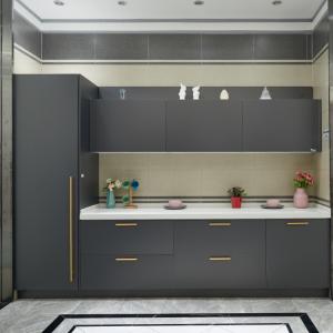 Wholesale Commercial Metal Handle Adjustable PVC Kitchen Cabinet Particle Board from china suppliers